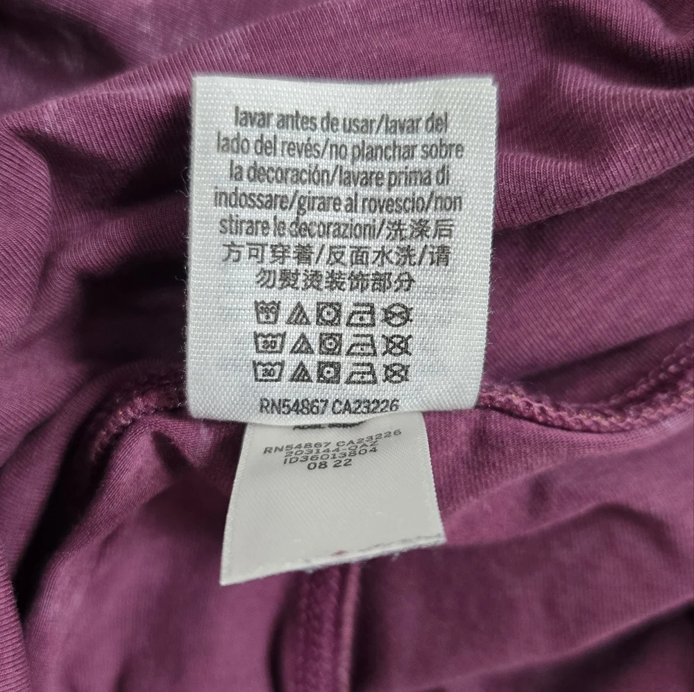 PINK Victoria's Secret Women's Rich Maroon Red Foldover Flare Legging Size SP